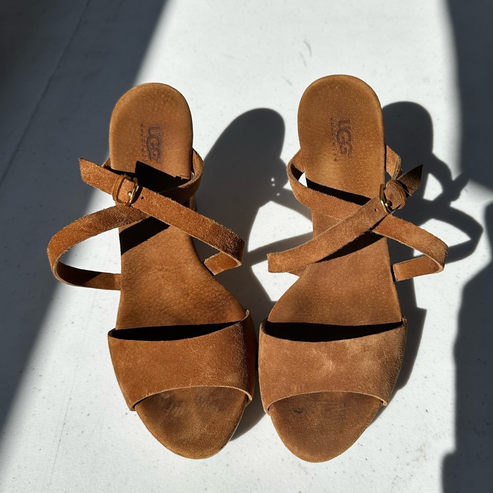 Ugg Jullita suede wedge